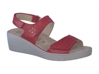 chaussure mobils sandales penny perf rouge